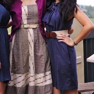 GAP Navy Blue Ruffle Dress